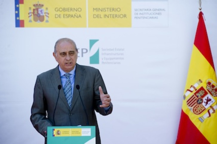 Fernandez Díaz, en una reciente visita a Iruñea. (Iñigo URIZ/ARGAZKI PRESS)