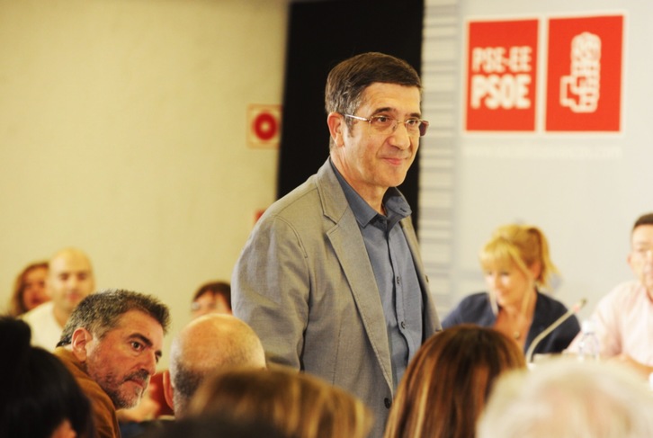 Patxi López ha sido proclamado candidato del PSE a lehendakari. (ARGAZKI PRESS)