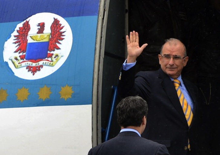 El jefe del equipo negociador del Gobierno colombiano, Humberto de la Calle. (AFP PHOTO)