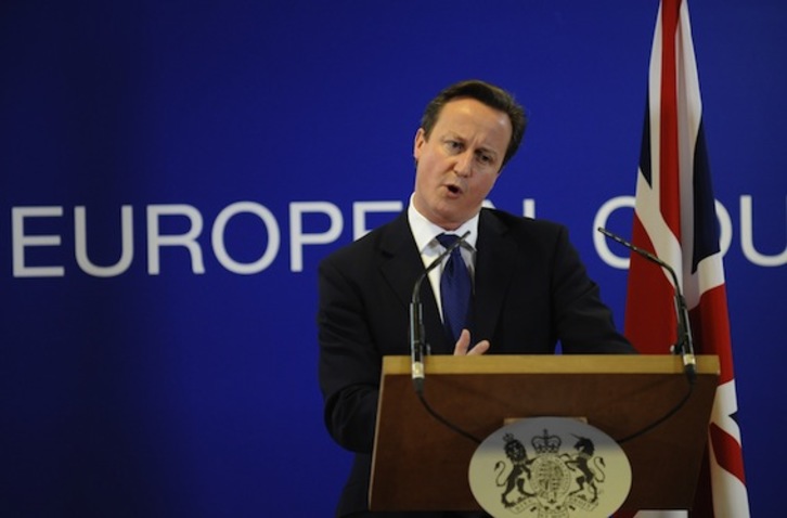 El primer ministro británico, David Cameron, ha sido uno de los que más beligerante se ha mostrado. (John THYS/AFP PHOTO)