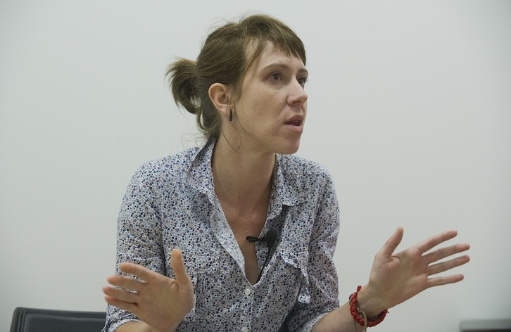 Aurore Martin, en una imagen de archivo tomada en junio de 2011. (Andoni CANELLADA/ARGAZKI PRESS)
