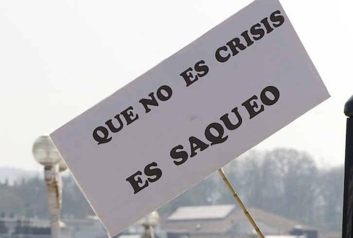 La crisis como pretexto para aplicar reformas ideológicas. (Juan Carlos RUIZ/ARGAZKI PRESS)