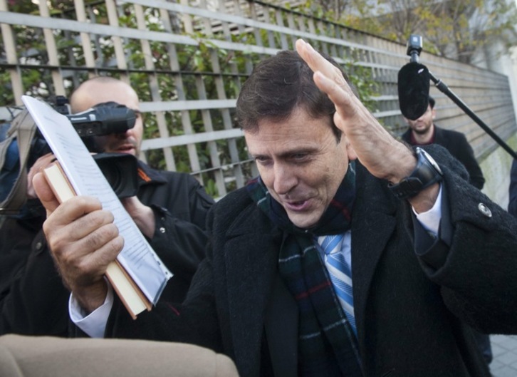 Eufemiano Fuentes, a su llegada al juzgado. (Dani POZO/AFP)