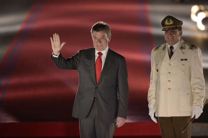 Juna Manuel Santos, presidente de Colombia. (Rodrigo BUENDIA / AFP)