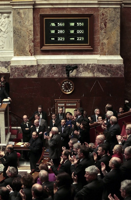 La ley ha sido aprobada en la primera votación. (Jacques DEMARTHON/AFP)