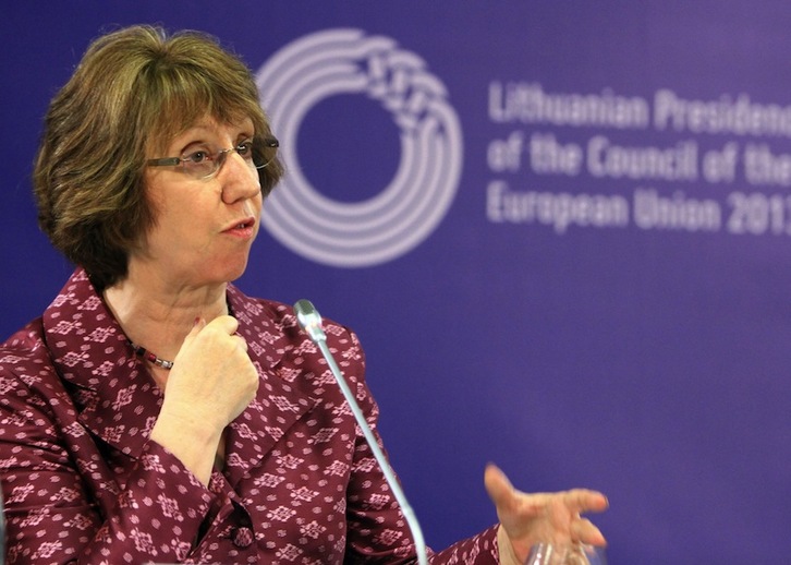 La Alta Representante de Política Exterior y de Seguridad Común de la UE, Catherine Ashton. (Tomas LUKSYS/AFP)