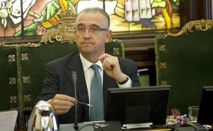Enrique Maya, alcalde de Iruñea. (Idoia ZABALETA / ARGAZKI PRESS)