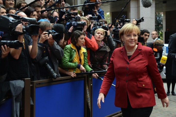 La canciller alemana, Angela Merkel. (Thierry CHARLIER/AFP PHOTO)