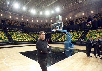 Gorka Arrinda, máximo accionista de Bilbao Basket. (Jon HERNÁEZ / ARGAZKI PRESS)