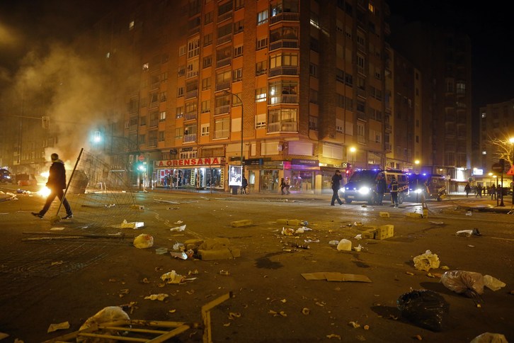 Los incidentes comezaron el viernes por la noche. (Cesar MANSO / AFP)