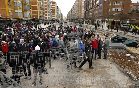 Gamonal (Burgos): Vecin@s del barrio se movilizan para evitar las obras. Gamonal