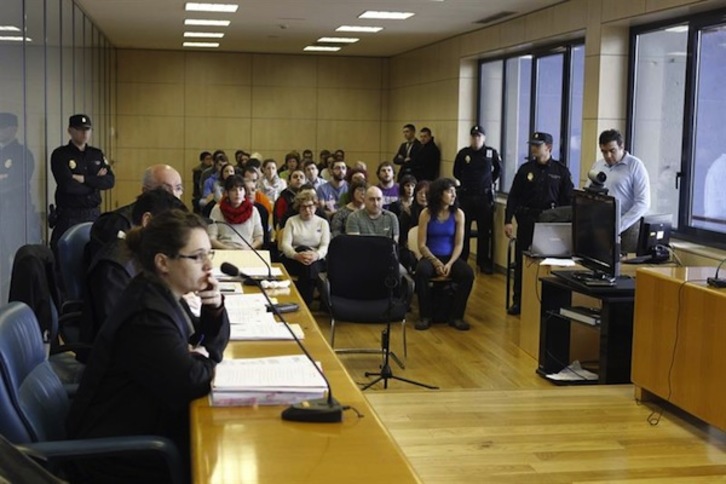 Imagen del juicio en la Audiencia Nacional. (Fernando ALVARADO / POOL EFE)