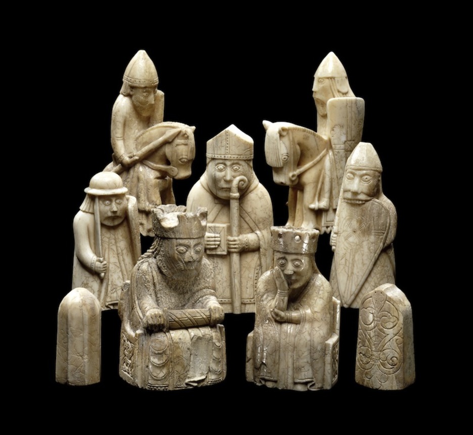 Piezas del ajedrez de Lewis (British Museum)