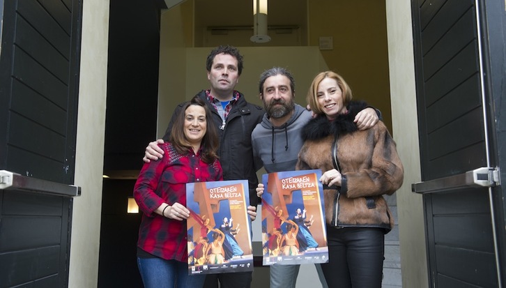 Anduriña Zurutuza, Faustino Aranzabal, Txefo Rodriguez eta Isabel Verdini. (Jon URBE/ARGAZKI PRESS)