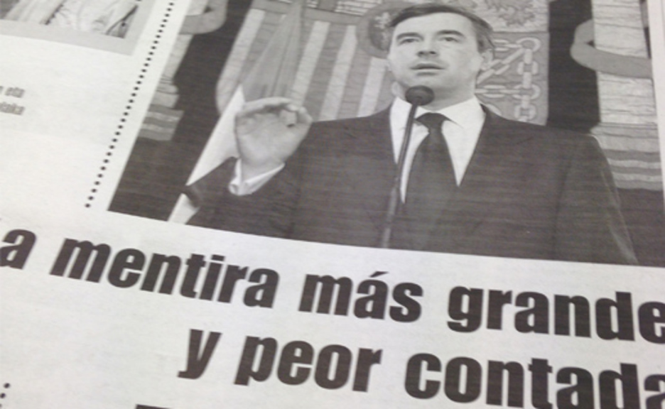 <strong>14 de marzo</strong>, la mentira del Ejecutivo de Aznar ha caído.