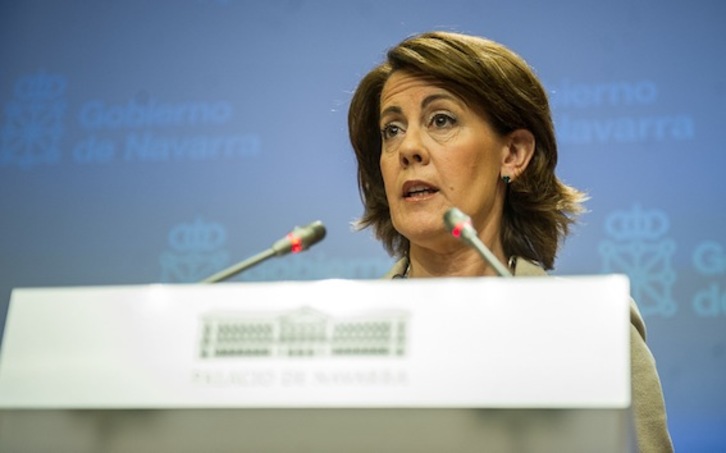 La presidenta del Gobierno de Nafarroa, Yolanda Barcina. (Jagoba MANTEROLA/ARGAZKI PRESS)