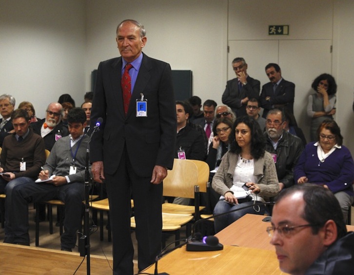 Jesús Muñecas, durante su declaración en la Audiencia Nacional. (POOL EFE)