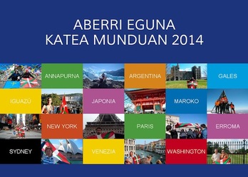 Cartel de la iniciativa «Katea munduan». (EAJ-PNV)