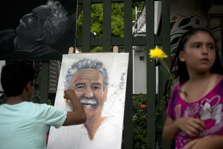 Retrato de Gabriel García Márquez. (AFP)