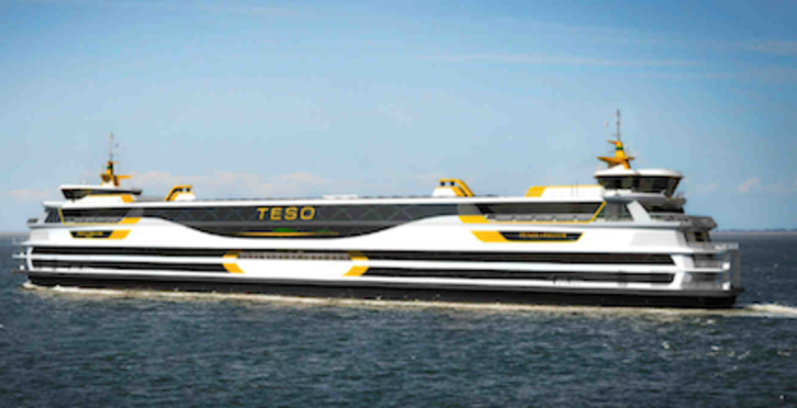 Recreación virtual del nuevo ferry que construirá La Naval. (lanaval.es)