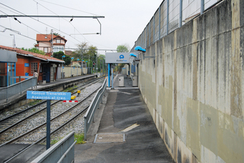 Estación de Larrondo en la que se ha producido el incidente. (Wikipedia)