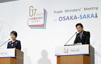 Japón ostenta actualmente la presidencia del G7. 