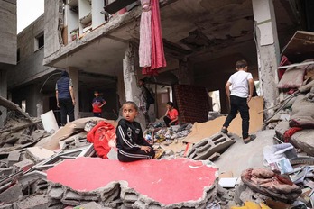 La ofensiva israelí ha dejado ya 34.600 muertos en la Franja de Gaza.